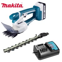 Ножица за трева и храсти, Makita UM110DWYX, 18V, 1.5Ah, 110мм + Батерия + Зарядно